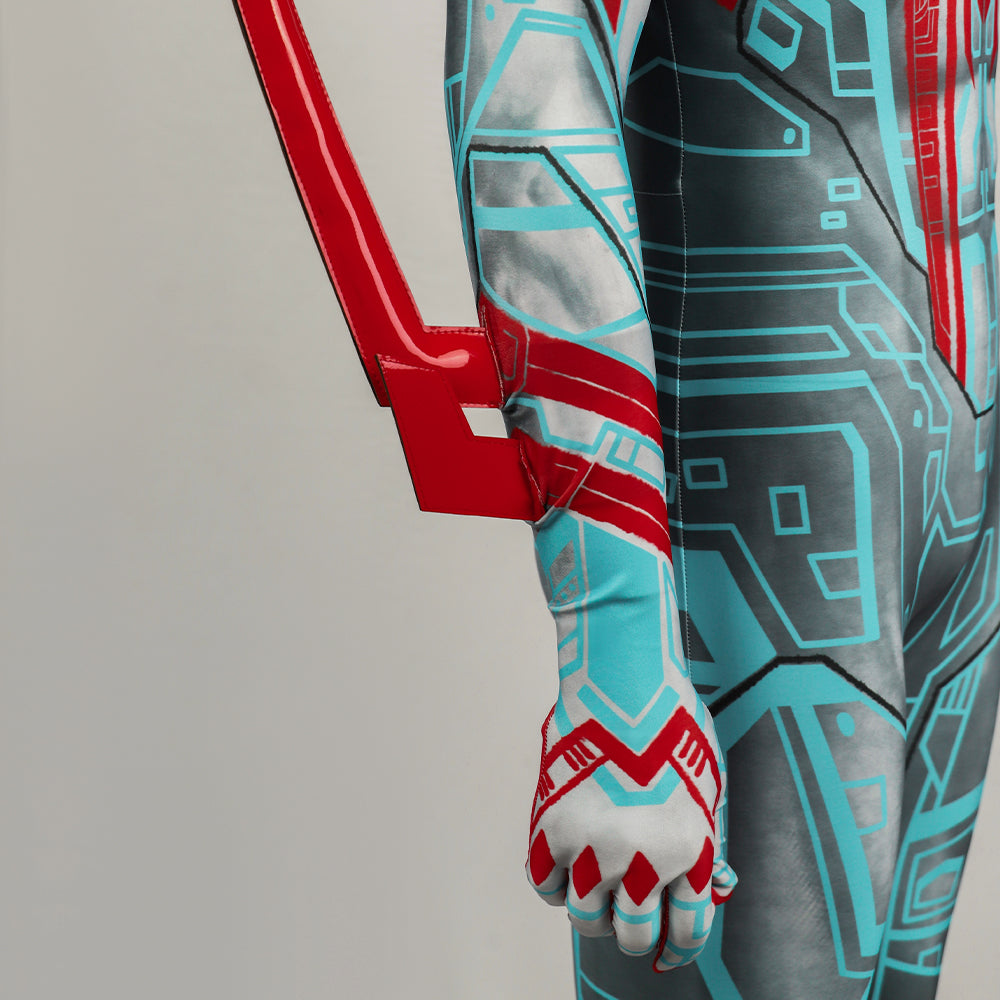 Spider-Man: Across the Spider-Verse Spider-Man 2099 Miguel O'Hara Patterns Cosplay Costume Jumpsuit-Cosplay Instrumentality Project