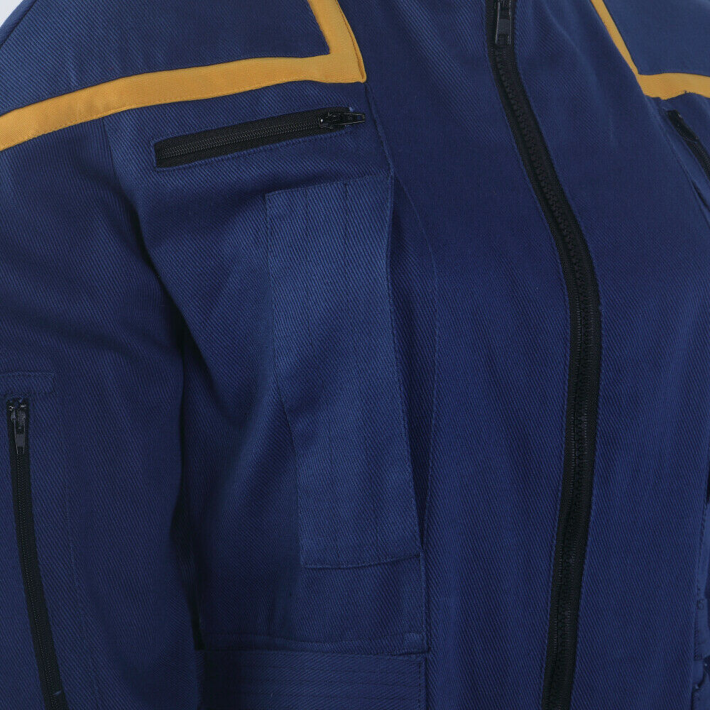 Star Trek Enterprise Duty Jumpsuit Uniforms Captain Jonathan Archer Cosplay Costume