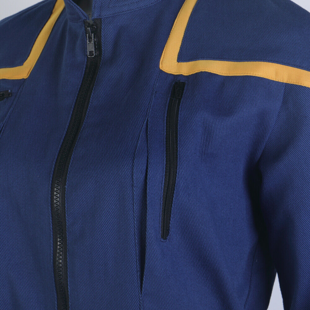 Star Trek Enterprise Duty Jumpsuit Uniforms Captain Jonathan Archer Cosplay Costume