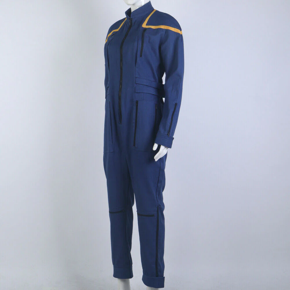 Star Trek Enterprise Duty Jumpsuit Uniforms Captain Jonathan Archer Cosplay Costume