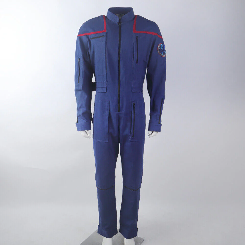 Star Trek Enterprise Duty Jumpsuit Uniforms Captain Jonathan Archer Cosplay Costume