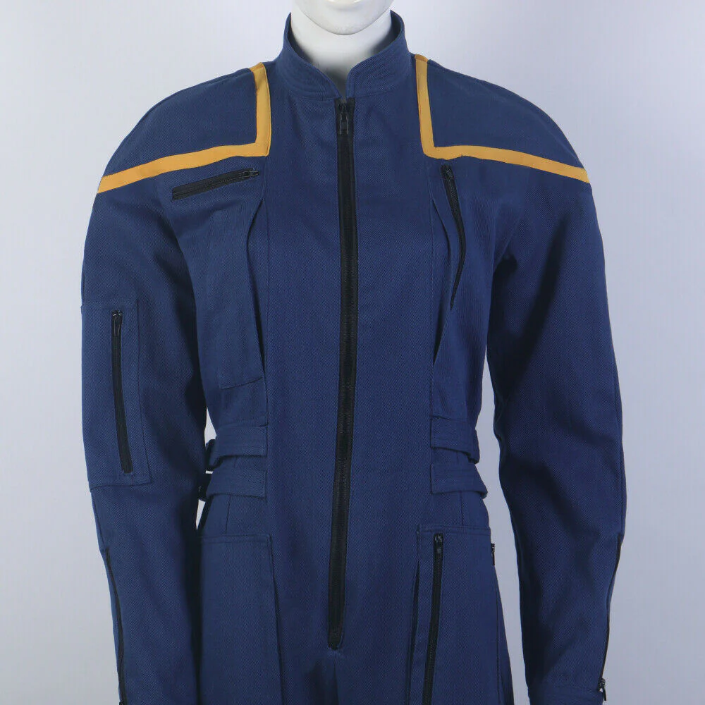 Star Trek Enterprise Duty Jumpsuit Uniforms Captain Jonathan Archer Cosplay Costume