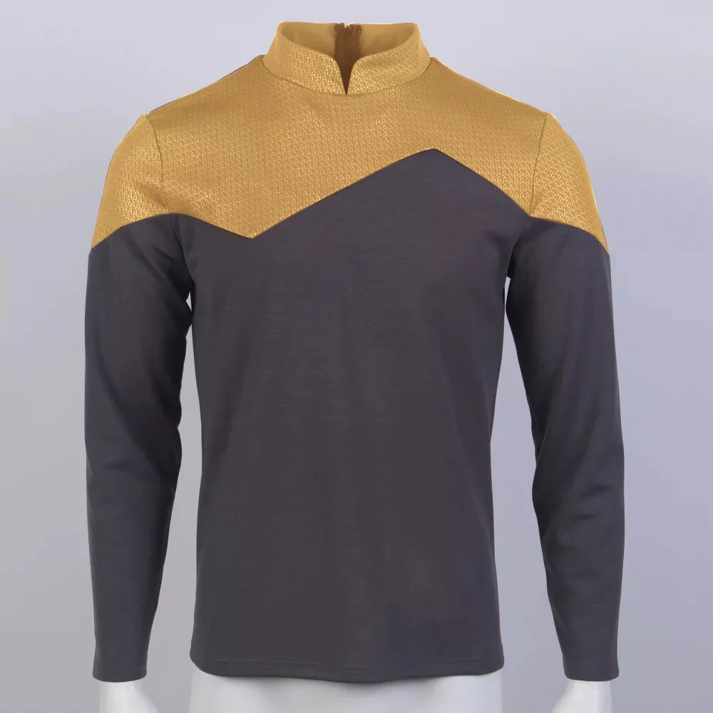 Star Trek Picard 2 Cadet Red Cosplay Uniforms Starfleet Blue Gold Top 