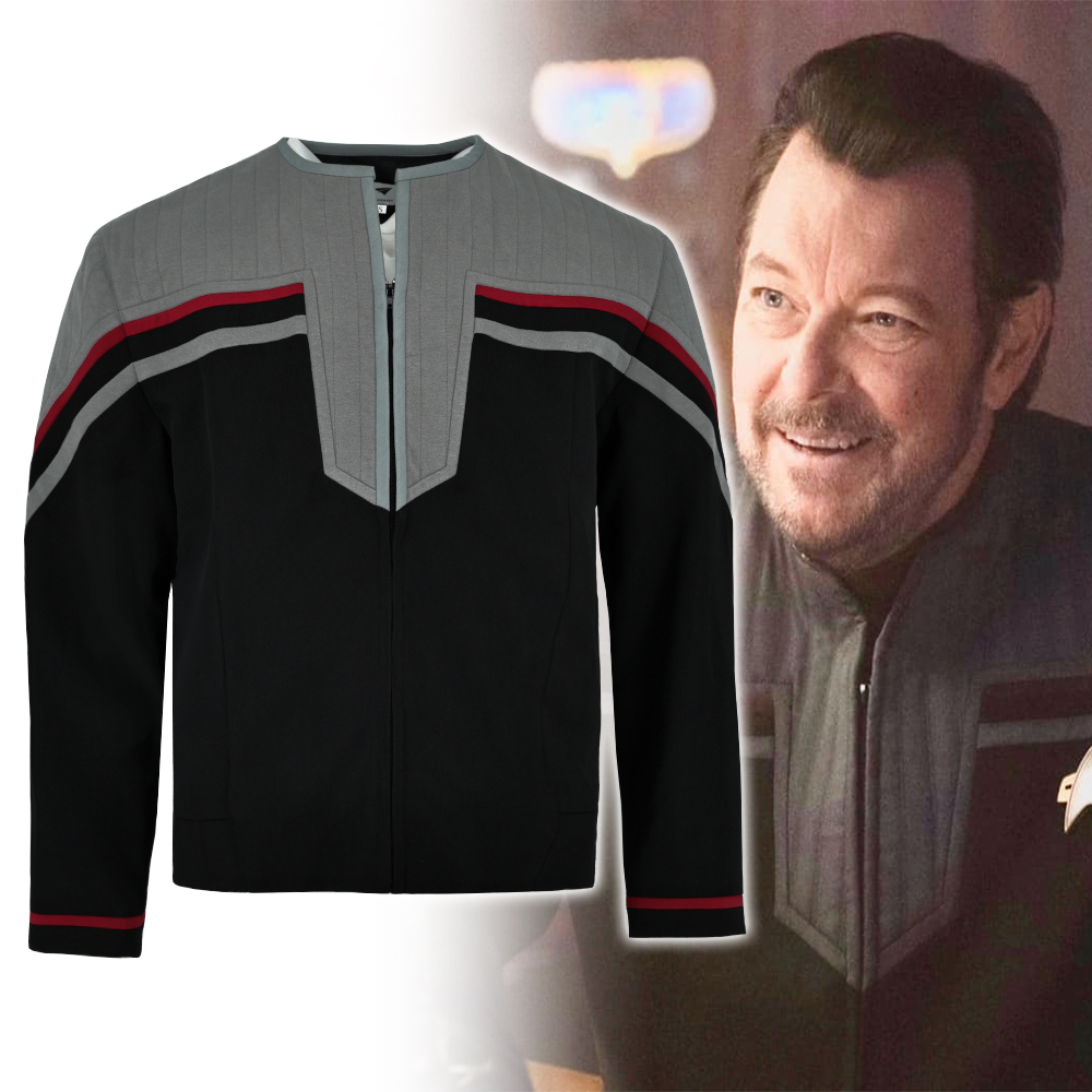 Star Trek Picard Captain Riker Starfleet Uniforms Jackets Cosplay Costumes