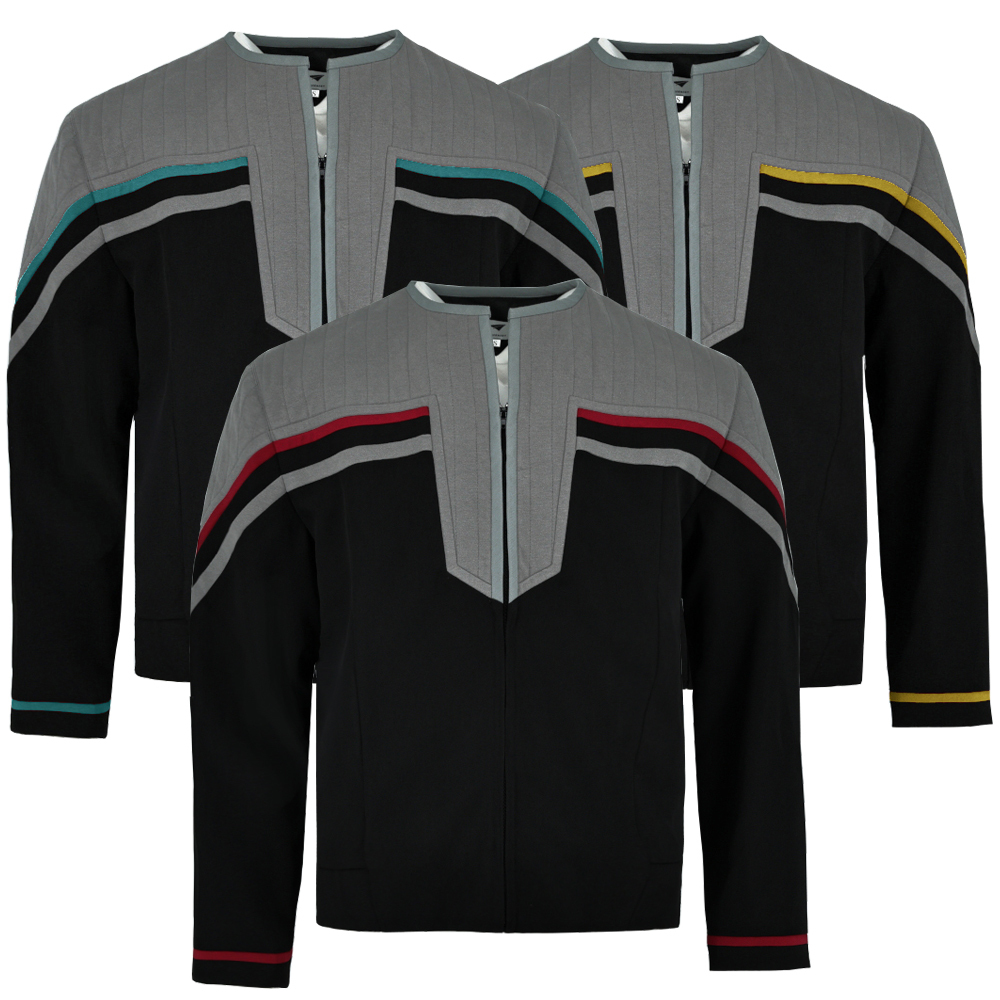 Star Trek Picard Captain Riker Starfleet Uniforms Jackets Cosplay Costumes