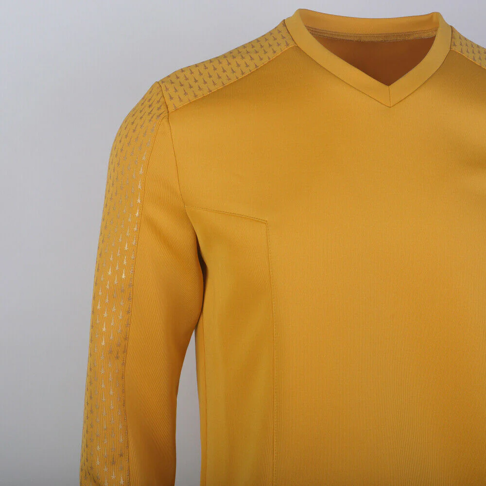 Star Trek Strange New Worlds Captain Pike Gold Uniforms Startfleet Blue Red Yellow Top Shirts