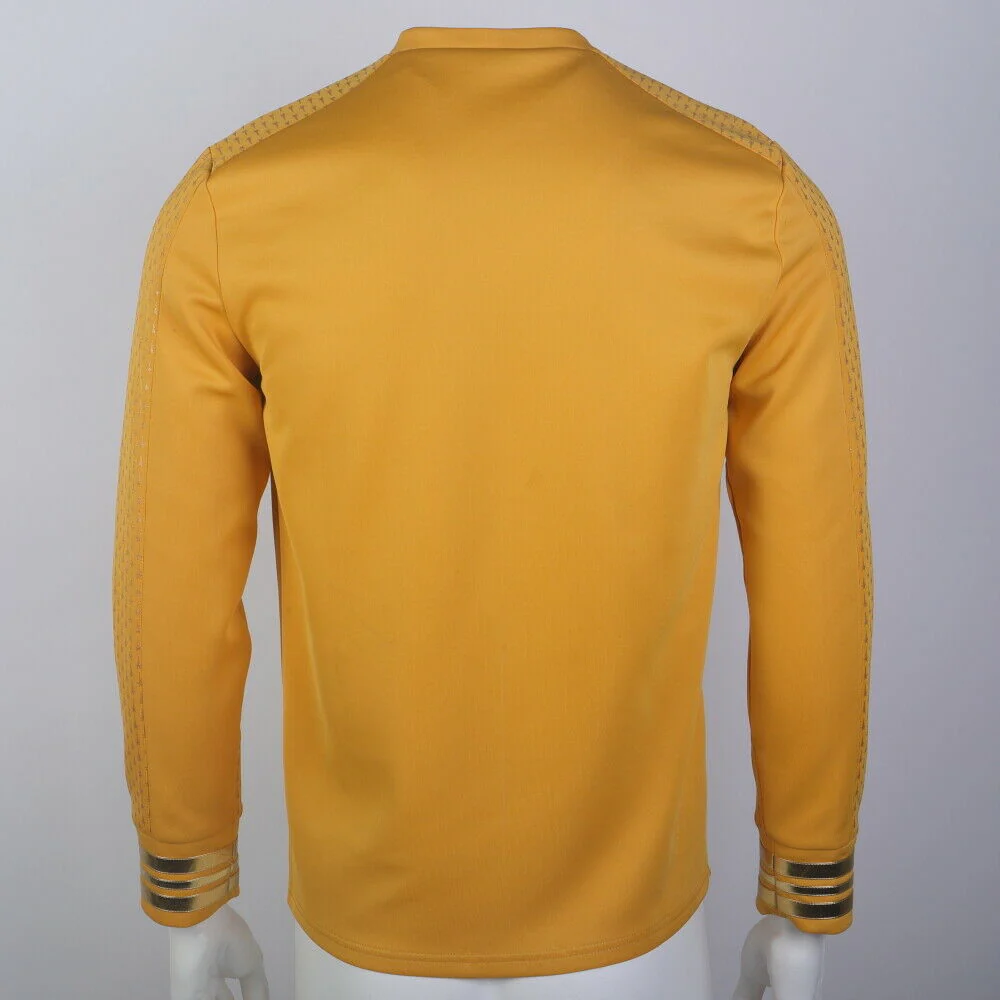 Star Trek Strange New Worlds Captain Pike Gold Uniforms Startfleet Blue Red Yellow Top Shirts