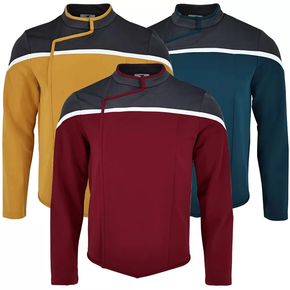 Star Trek Strange New Worlds Lower Decks Dress Uniforms Starfleet Top Shirts Badge Costume