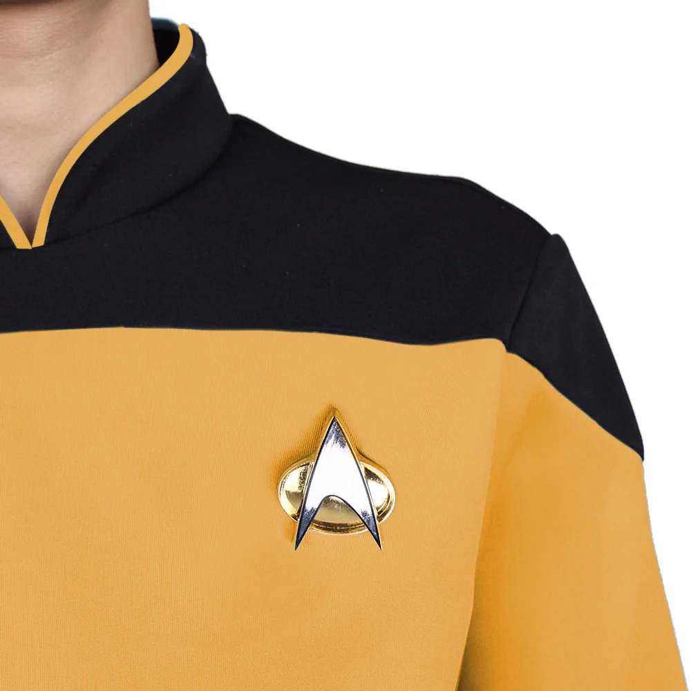 Star Trek TNG The Next Generation Uniform Shirt Halloween Cosplay Costume