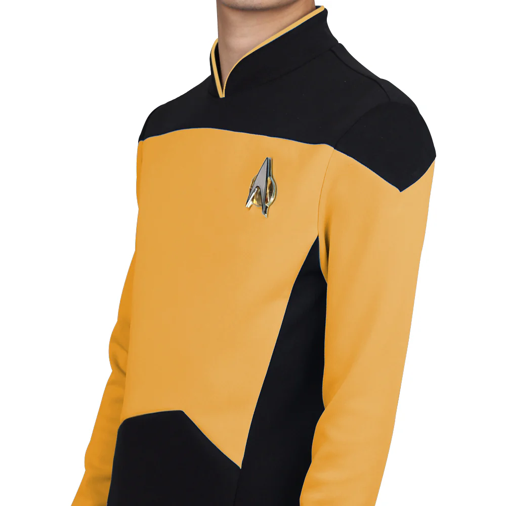 Star Trek TNG The Next Generation Uniform Shirt Halloween Cosplay Costume