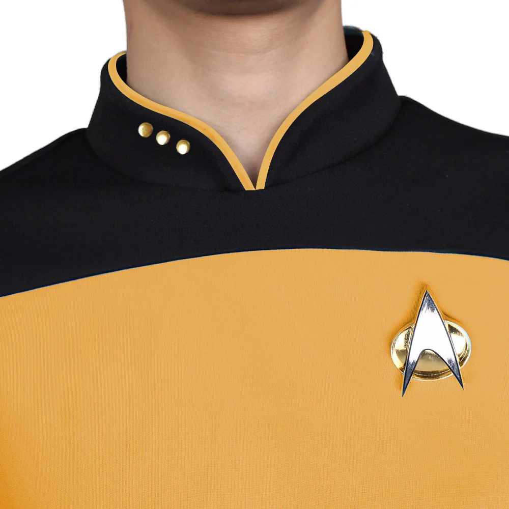 Star Trek TNG The Next Generation Uniform Shirt Halloween Cosplay Costume