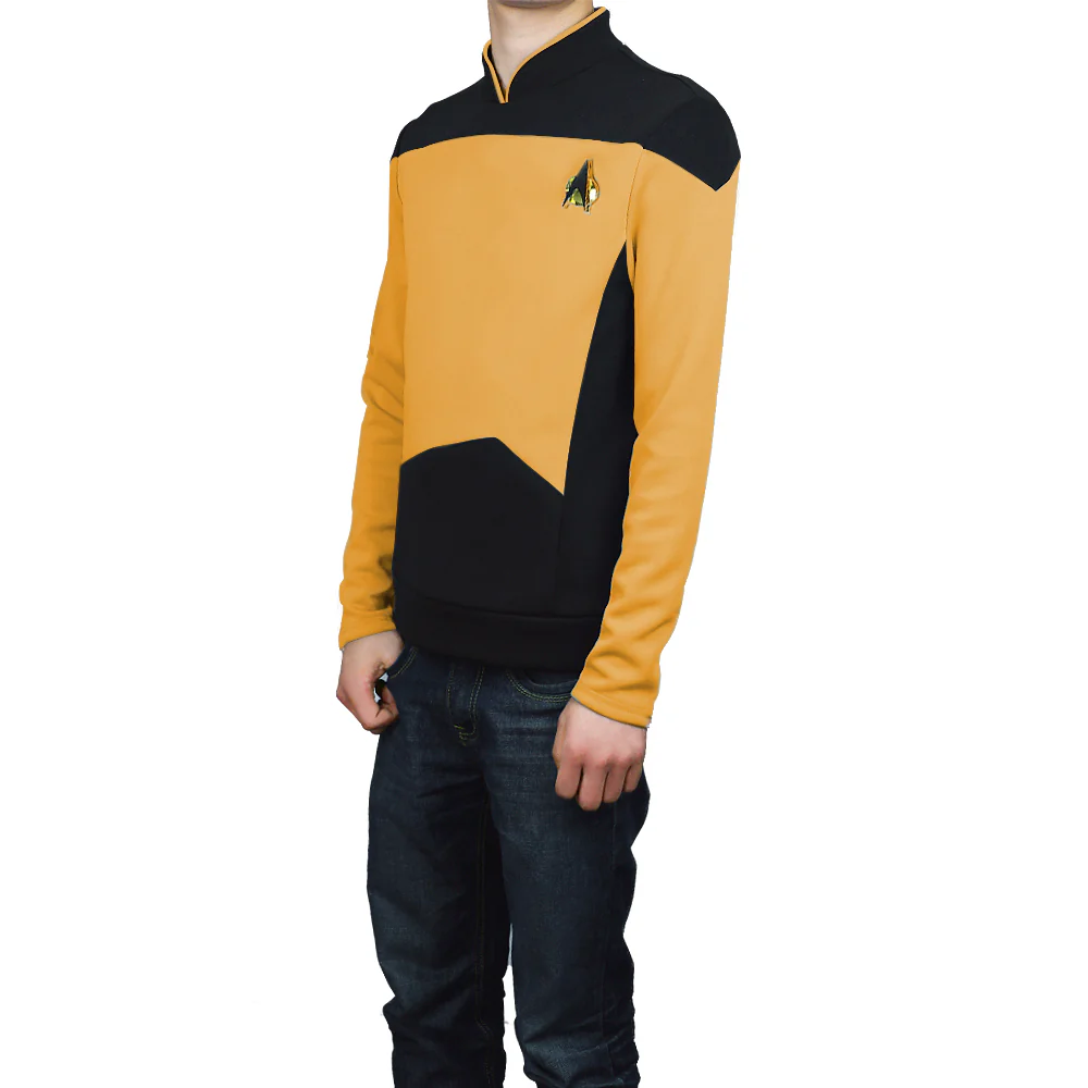 Star Trek TNG The Next Generation Uniform Shirt Halloween Cosplay Costume