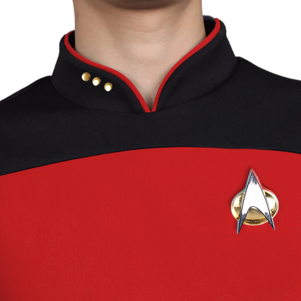 Star Trek TNG The Next Generation Uniform Shirt Halloween Cosplay Costume