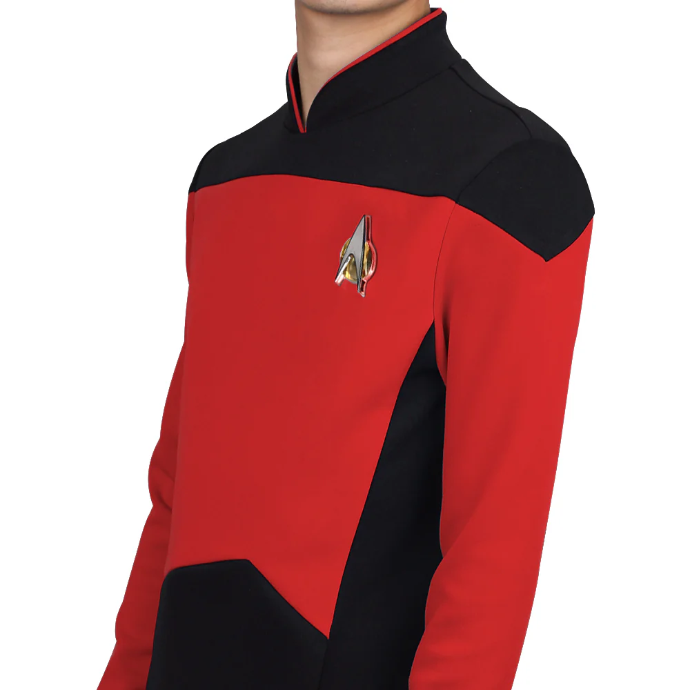 Star Trek TNG The Next Generation Uniform Shirt Halloween Cosplay Costume