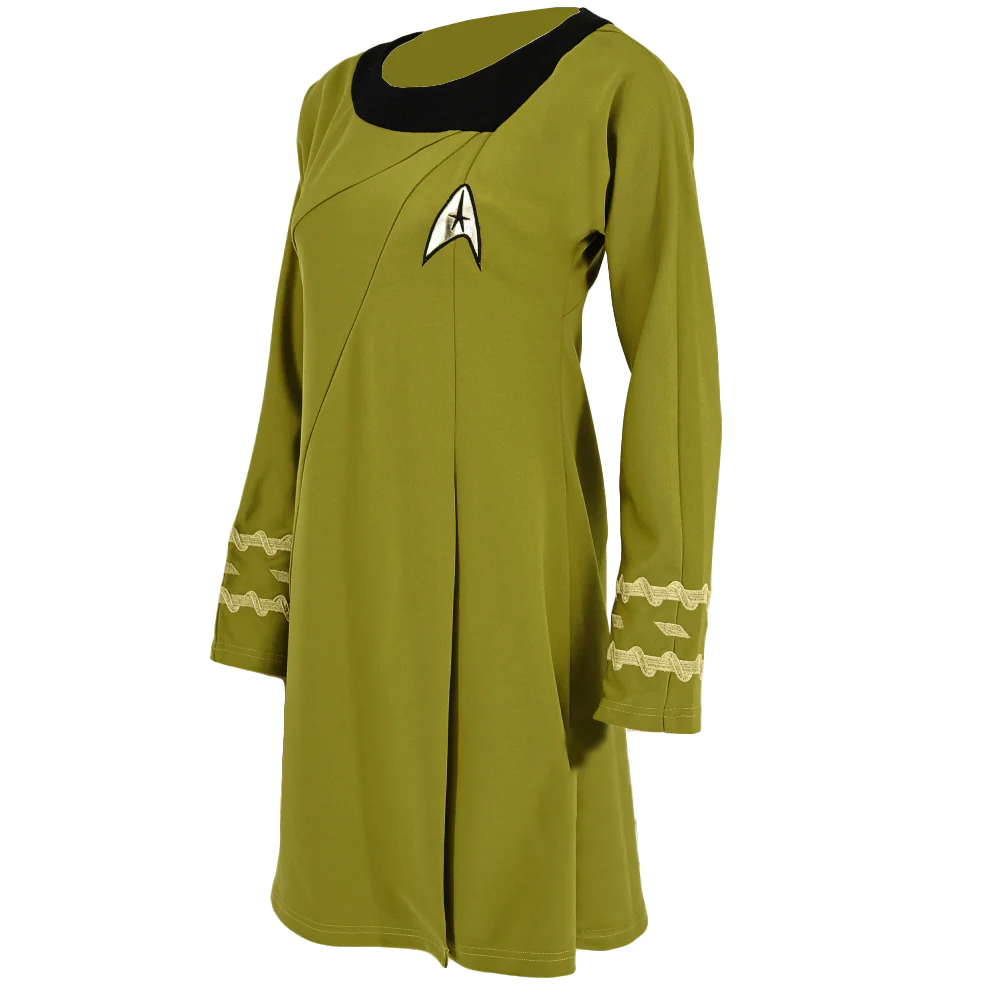 Star Trek TOS Female Duty Uniforms The Original Series Blue Gold Red D