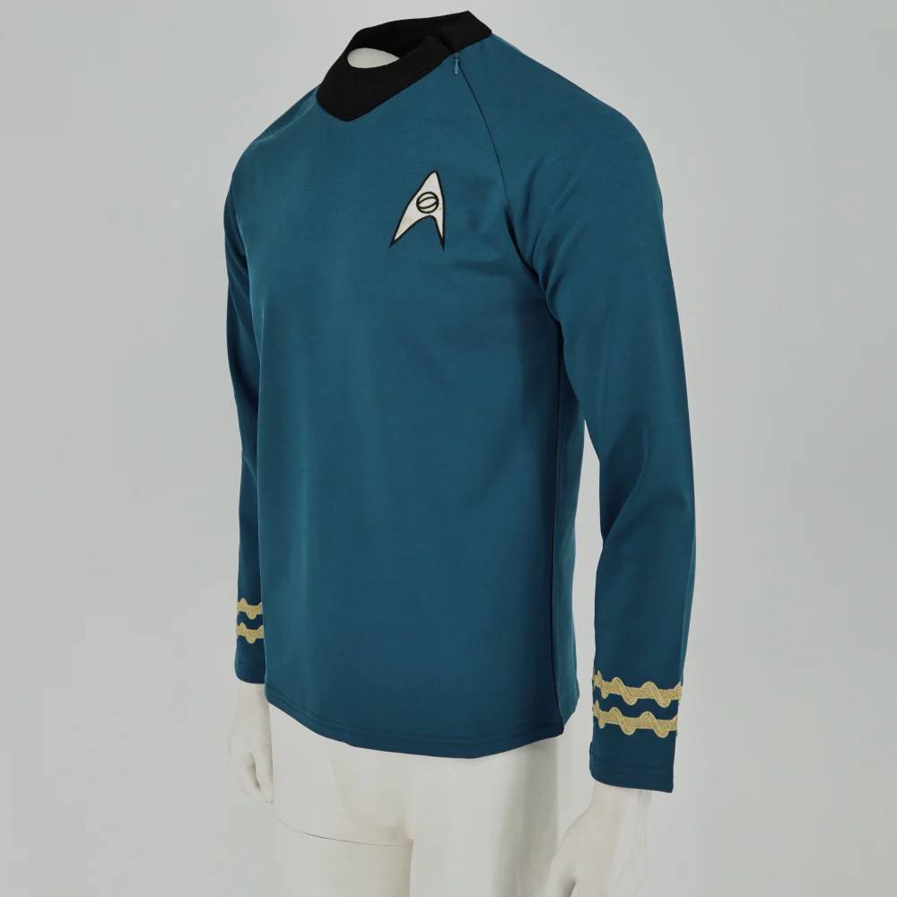 Star Trek The Original Series TOS Kirk Spock Uniform Shirt Cosplay Costume