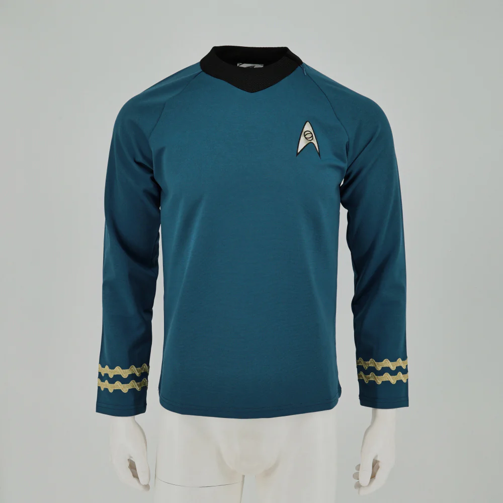 Star Trek The Original Series TOS Kirk Spock Uniform Shirt Cosplay Costume