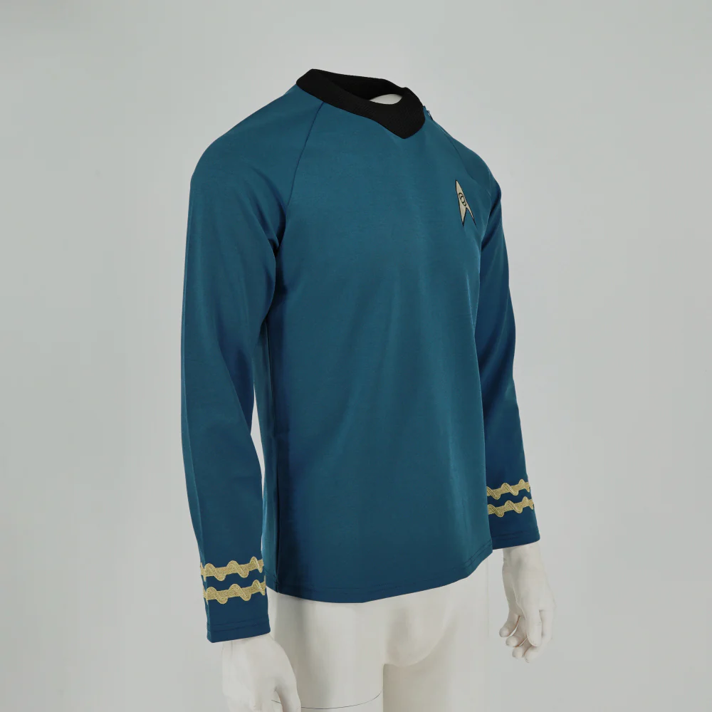 Star Trek The Original Series TOS Kirk Spock Uniform Shirt Cosplay Costume