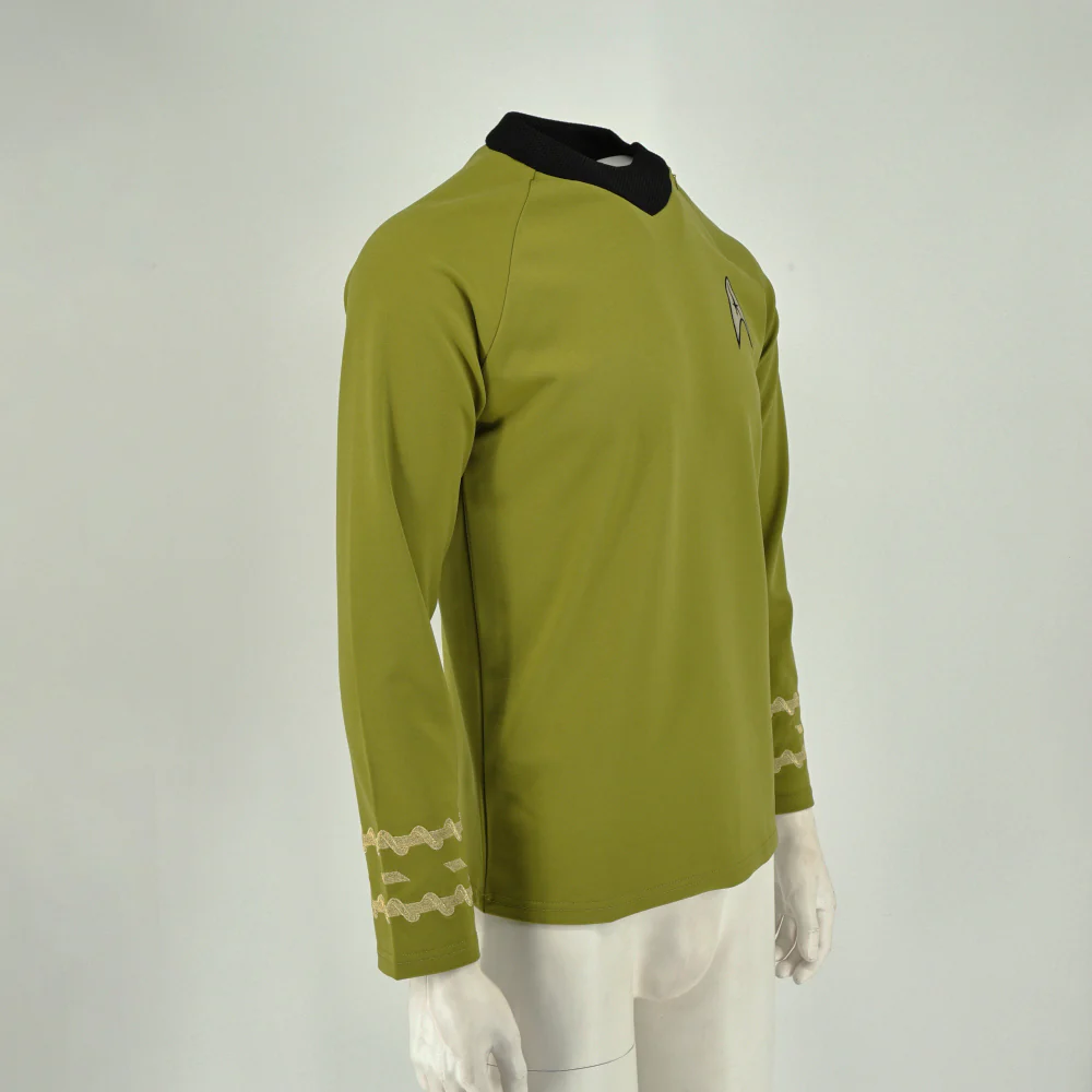 Star Trek The Original Series TOS Kirk Spock Uniform Shirt Cosplay Costume