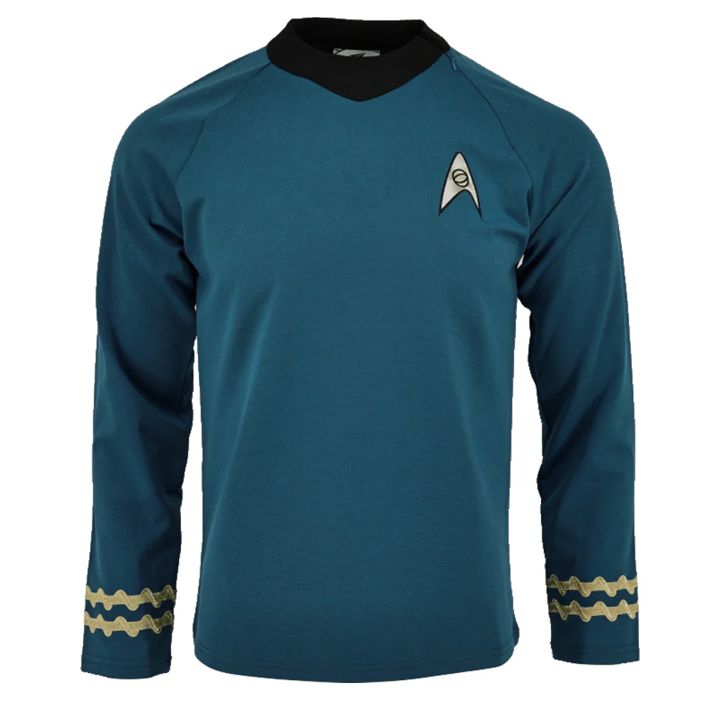 Star Trek The Original Series TOS Kirk Spock Uniform Shirt Cosplay Costume