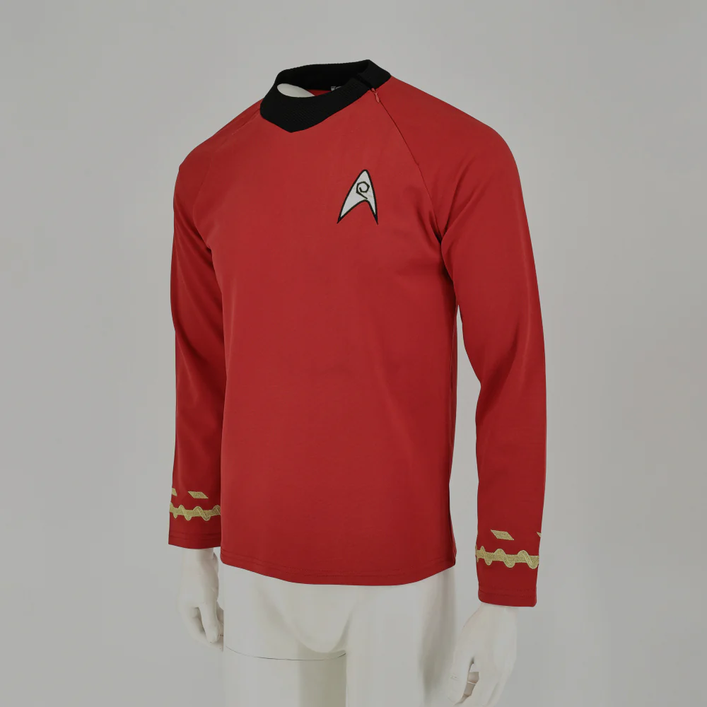 Star Trek The Original Series TOS Kirk Spock Uniform Shirt Cosplay Costume