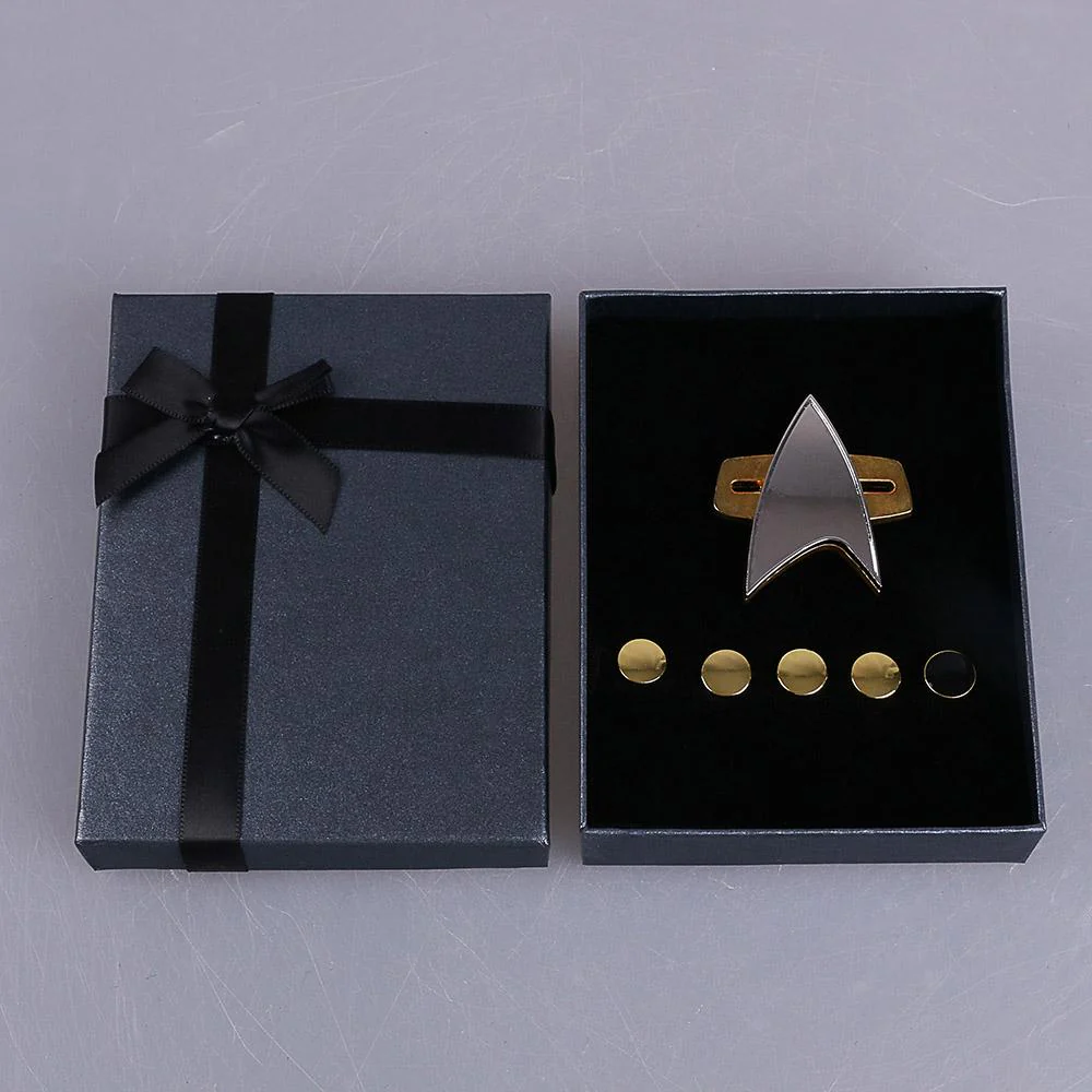 Star Trek Voyager Communicator adge PinPip 6pcs Set Cosplay Prop