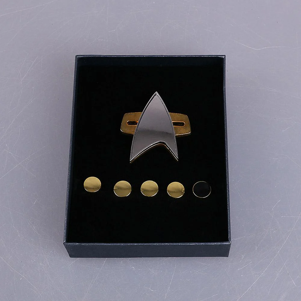 Star Trek Voyager Communicator adge PinPip 6pcs Set Cosplay Prop