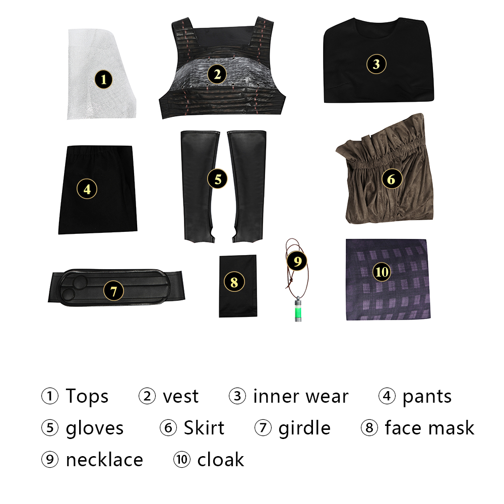 Star Wars Jedi The Acolyte Osha Cosplay Costume