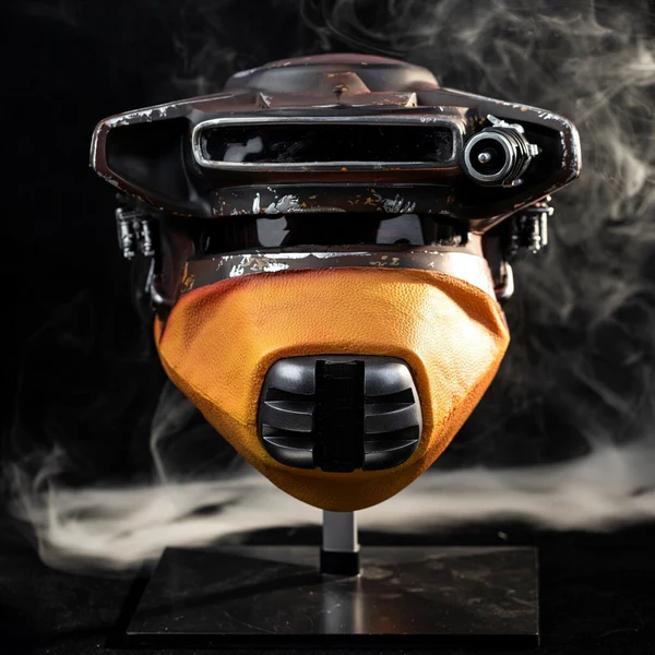 Star Wars Leia Boushh Bounty Hunter Helmet Cosplay Props Resin Replicas Props 