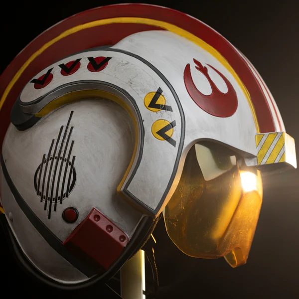 Star Wars Luke Skywalker Battle Simulation Helmet Cosplay Resin Replicas Props 