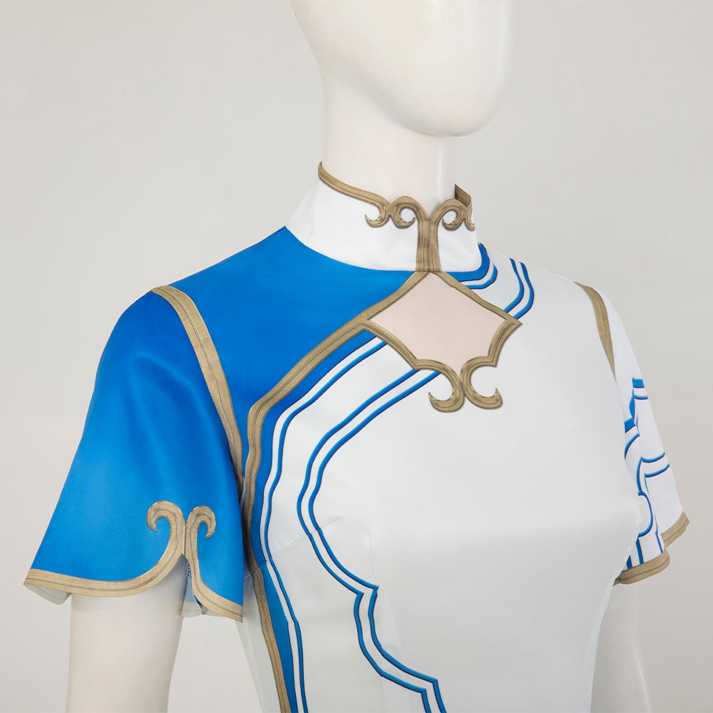 Street Fighter 6 Chun-Li Chun Li Cosplay Costume Jumpsuit-Cosplay Instrumentality Project