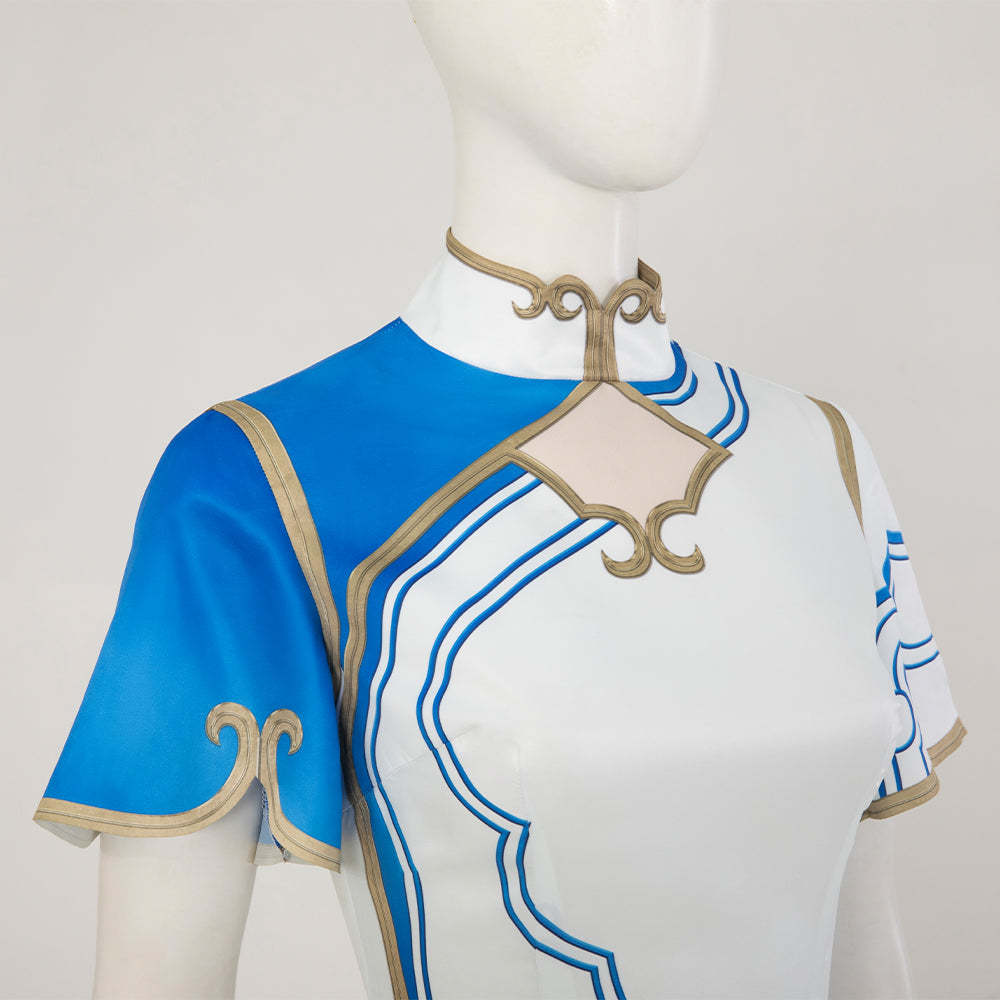 Street Fighter 6 Chun-Li Chun Li Cosplay Costume Jumpsuit-Cosplay Instrumentality Project