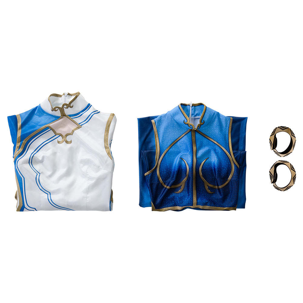 Street Fighter 6 Chun-Li Chun Li Cosplay Costume Jumpsuit-Cosplay Instrumentality Project