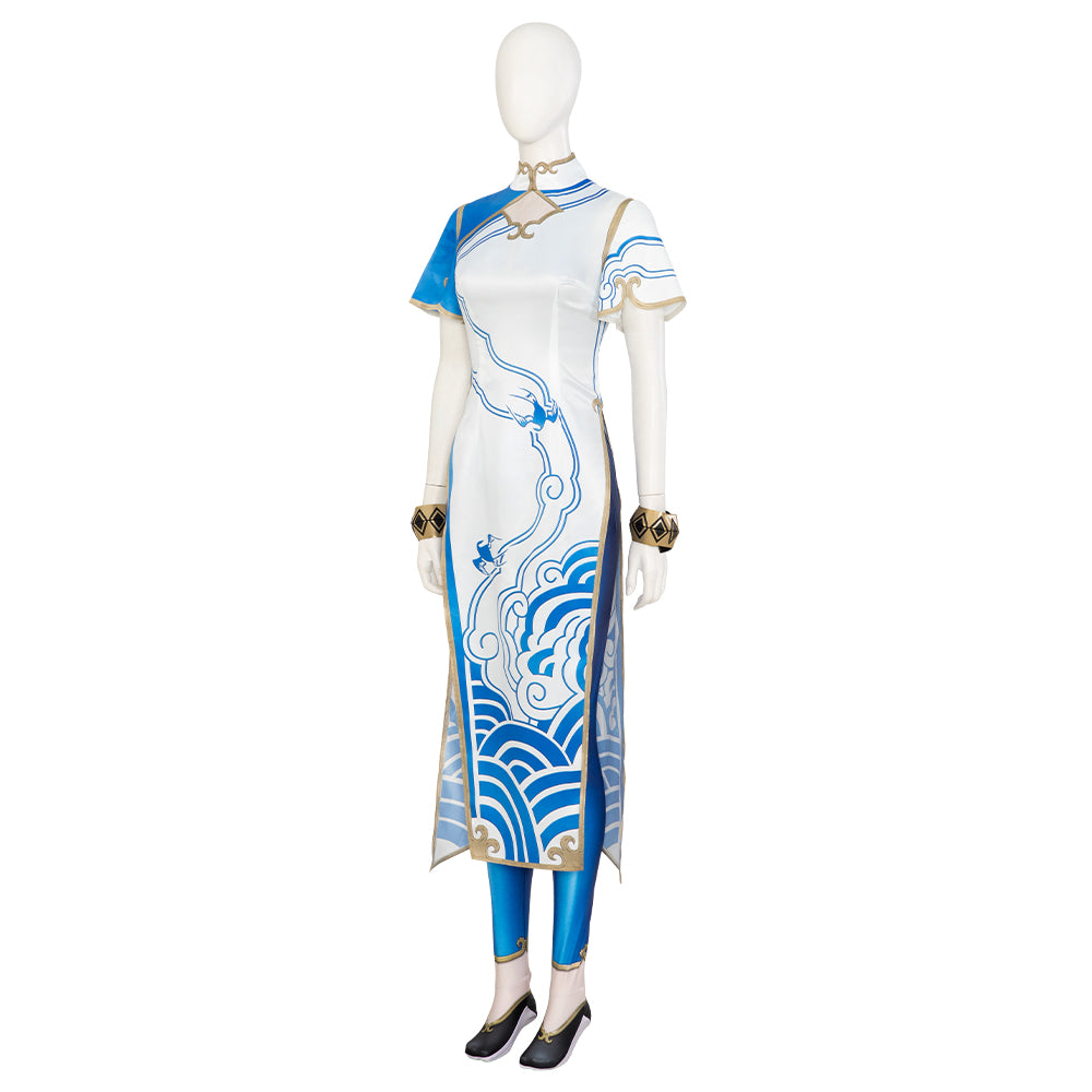Street Fighter 6 Chun-Li Chun Li Cosplay Costume Jumpsuit-Cosplay Instrumentality Project