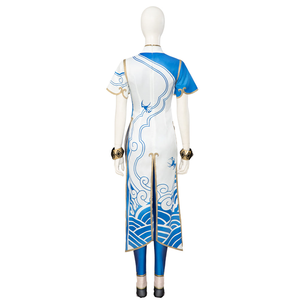 Street Fighter 6 Chun-Li Chun Li Cosplay Costume Jumpsuit-Cosplay Instrumentality Project