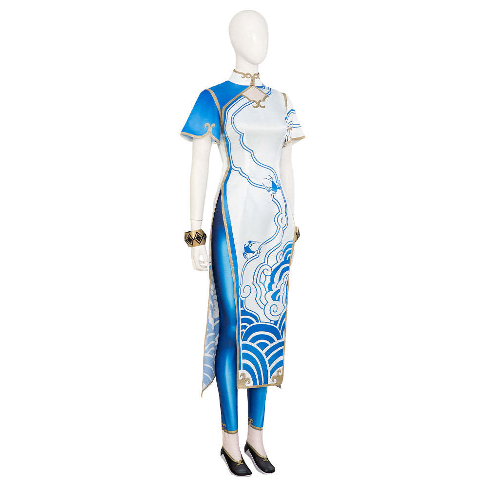 Street Fighter 6 Chun-Li Chun Li Cosplay Costume Jumpsuit-Cosplay Instrumentality Project