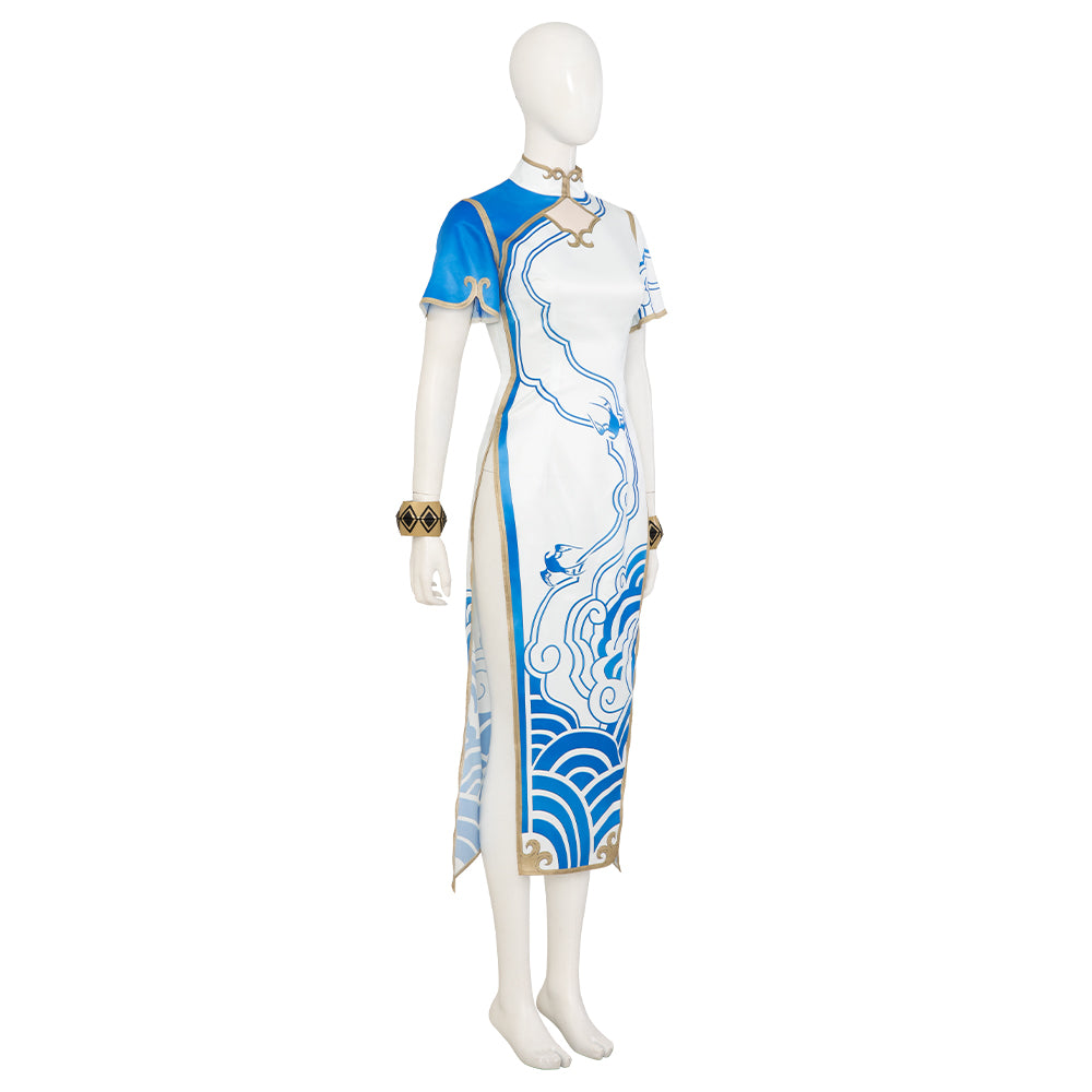 Street Fighter 6 Chun-Li Chun Li Cosplay Costume Jumpsuit-Cosplay Instrumentality Project