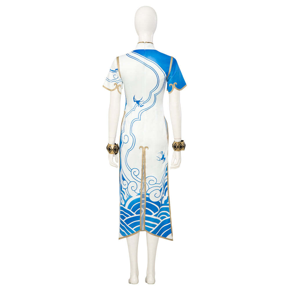 Street Fighter 6 Chun-Li Chun Li Cosplay Costume Jumpsuit-Cosplay Instrumentality Project