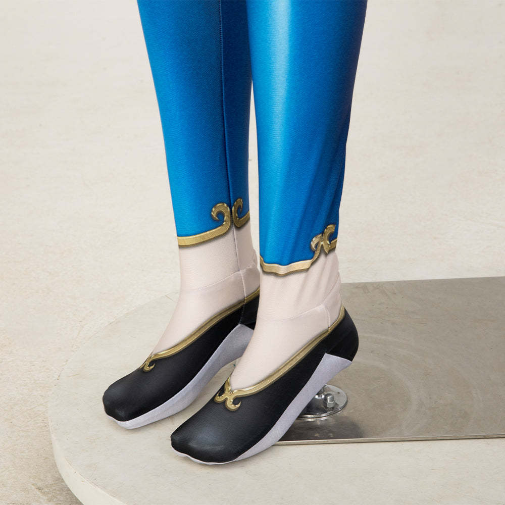 Street Fighter 6 Chun-Li Chun Li Cosplay Costume Jumpsuit-Cosplay Instrumentality Project