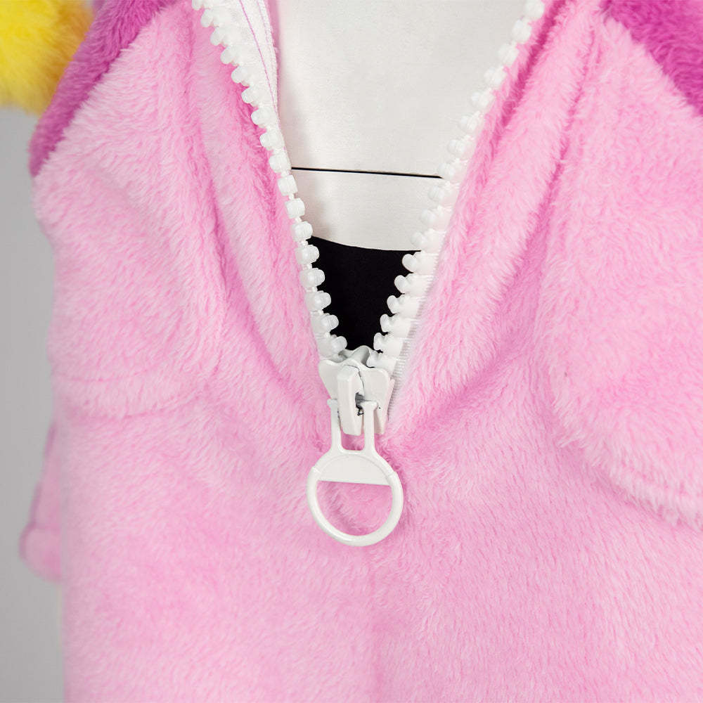 Street Fighter VI 6 Juri Skin Cosplay Costume Plush Onesie Pajama and Bra Set Kawaii Homewear-Cosplay Instrumentality Project