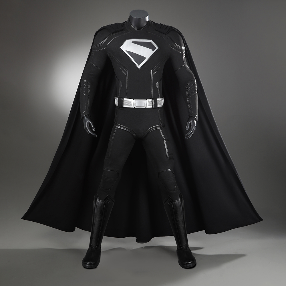 Superman 2025 Clark Kent Black Suit Cosplay Costume