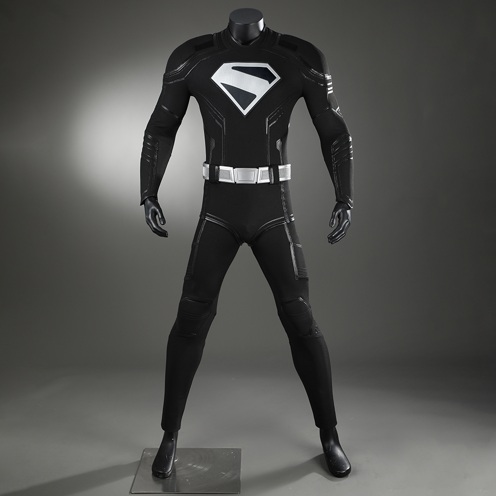 Superman 2025 Clark Kent Black Suit Cosplay Costume