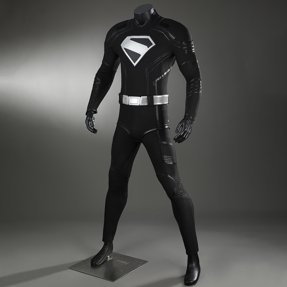 Superman 2025 Clark Kent Black Suit Cosplay Costume