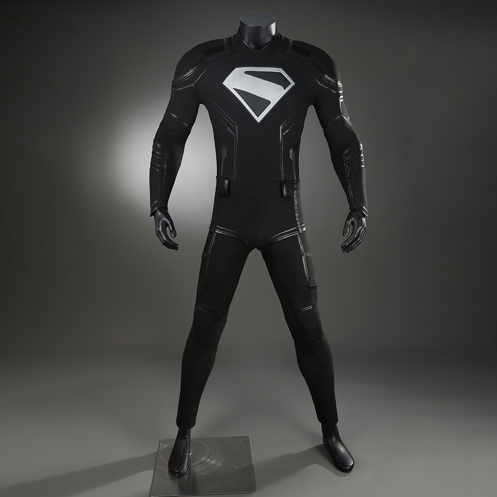 Superman 2025 Clark Kent Black Suit Cosplay Costume