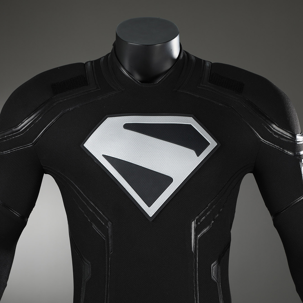 Superman 2025 Clark Kent Black Suit Cosplay Costume