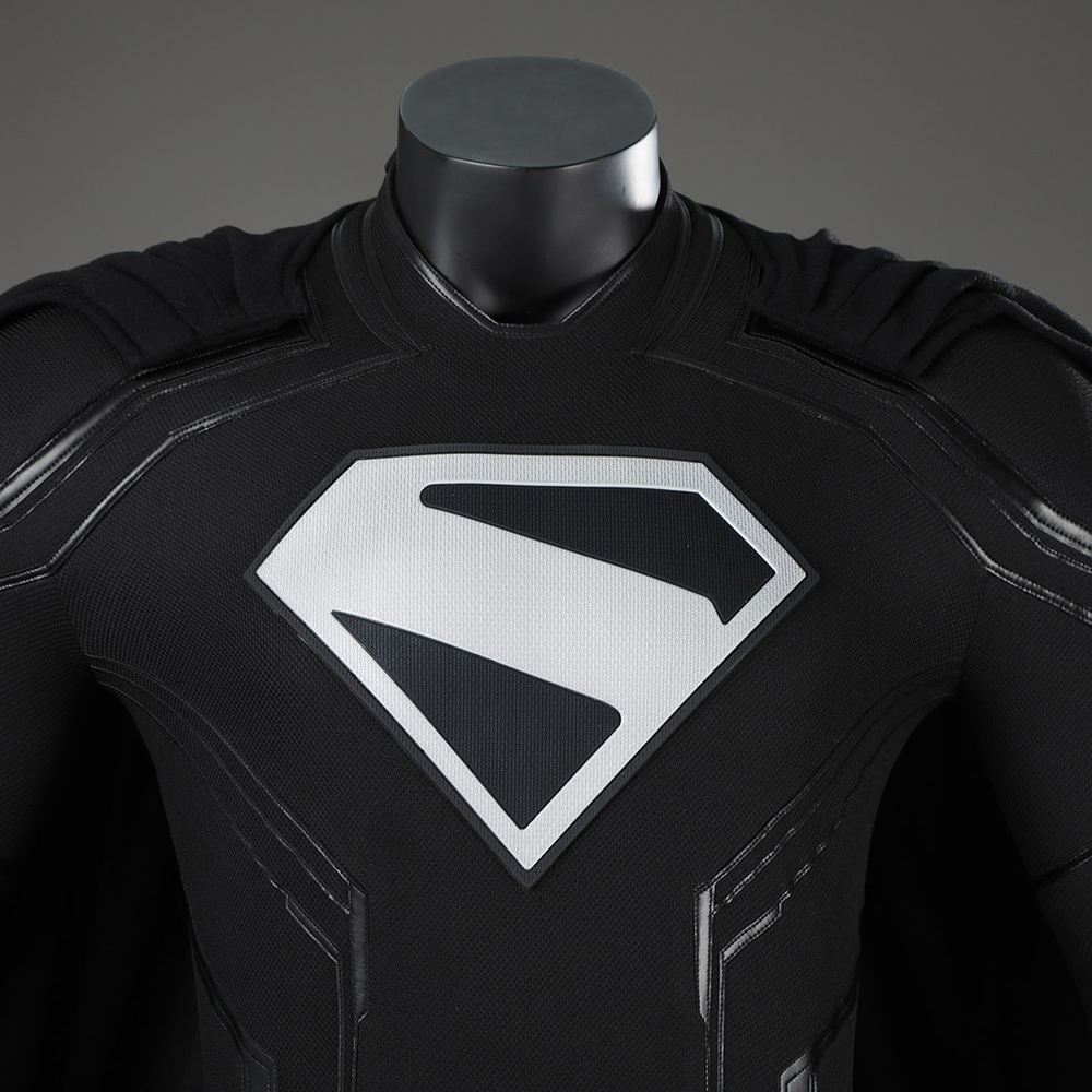 Superman 2025 Clark Kent Black Suit Cosplay Costume