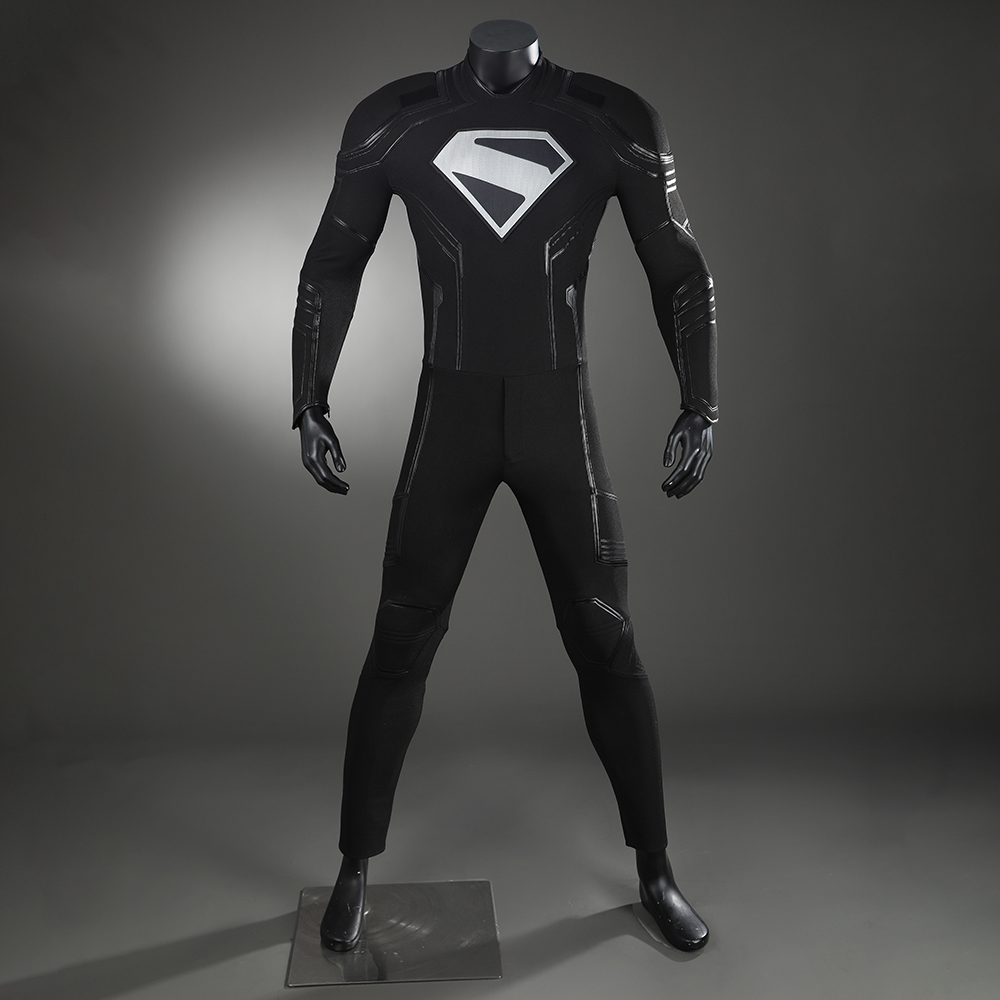 Superman 2025 Clark Kent Black Suit Cosplay Costume