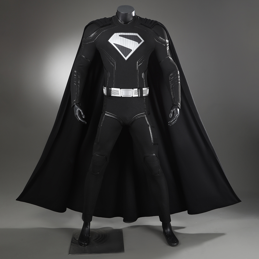 Superman 2025 Clark Kent Black Suit Cosplay Costume