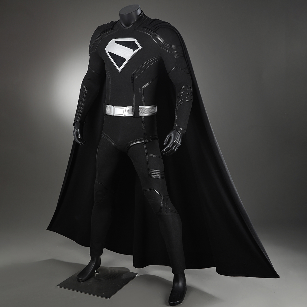 Superman 2025 Clark Kent Black Suit Cosplay Costume