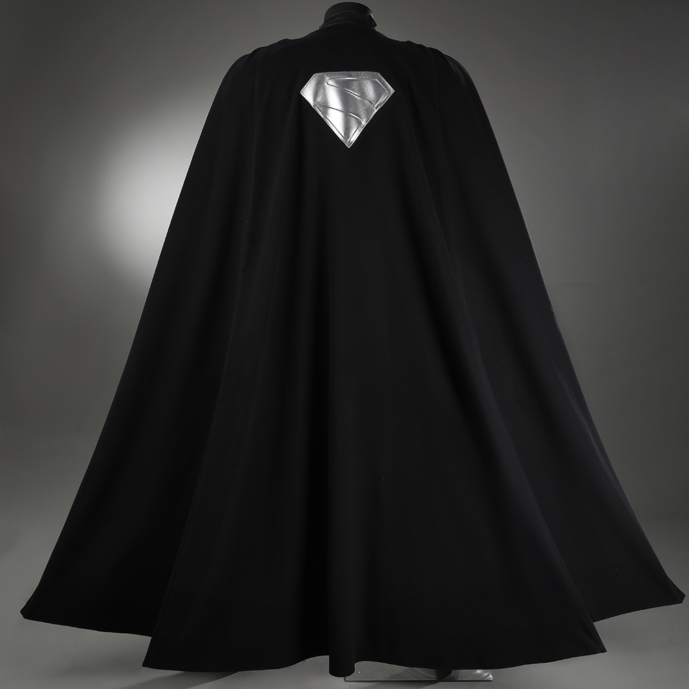 Superman 2025 Clark Kent Black Suit Cosplay Costume